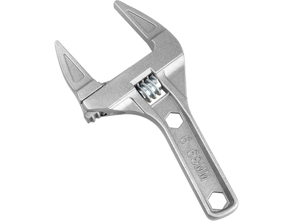 Llave Ajustable 6-68mm De Aluminio Ultra Ligera Para Fontanería Baño Y Tuberías De 300mm