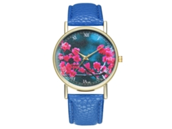Relojes De Moda Unisex Hombre Mujer Cuarzo Pulsera Azul