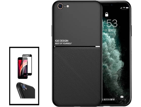 Kit Carcasa Magnetic Lux iPhone SE 2022 PHONECARE Negro