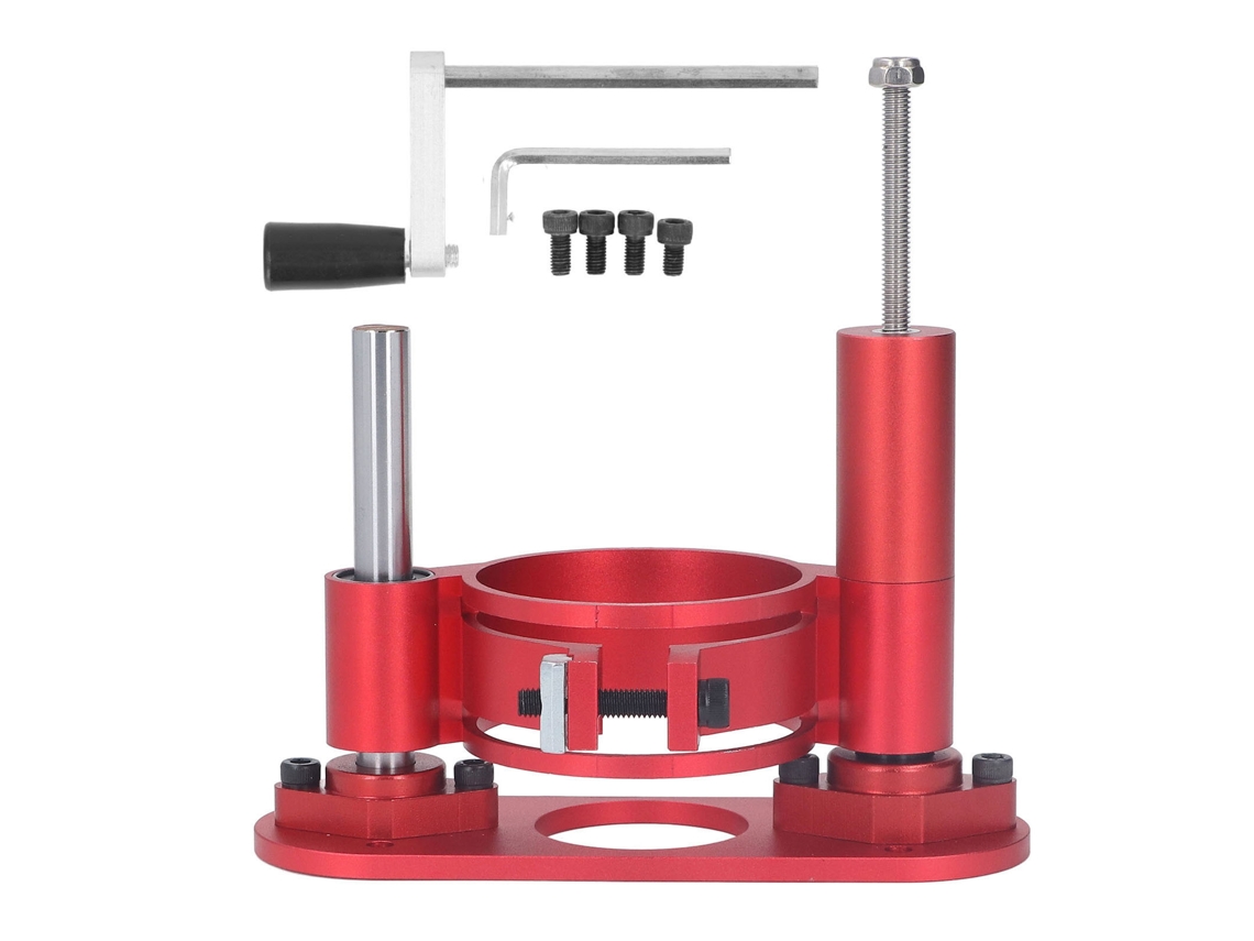 Base Elevadora Para Fresadora Con Una Altura Máxima De 47 Mm, Fabricada En Aleación De Aluminio Y Acero Inoxidable, Para Bancos De Trabajo De Carpintería.