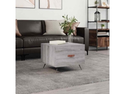 Mesa De Centro | Mesa De Café | Mesa De Salón Madera De Ingeniería Gris Sonoma 50x50x40 Cm