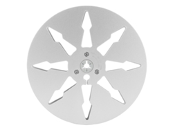 Carrete De Cinta Vacío De 1/4" (7 Pulgadas) Con 8 Orificios, De Aleación De Aluminio, Para Revox Studer.