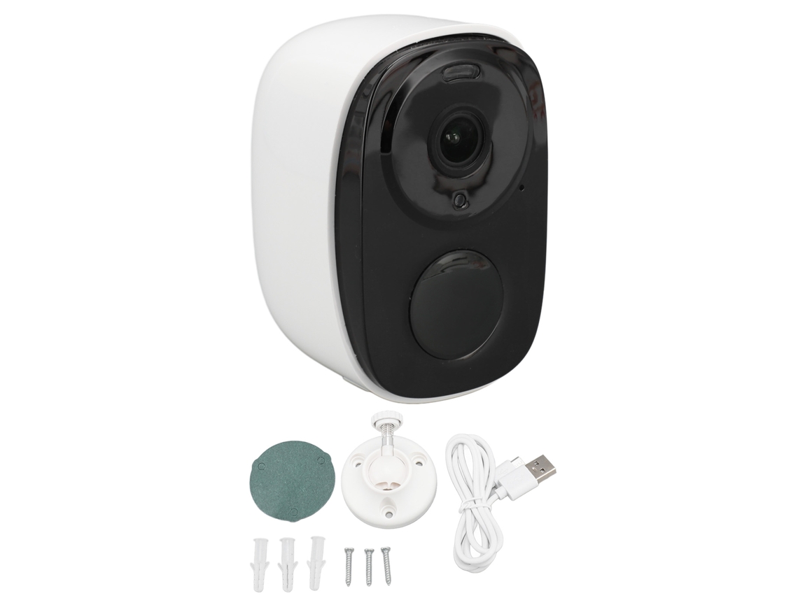 Cámara De Seguridad Inalámbrica Hd De 3 Mp Para Interiores Con Visión Nocturna, Vigilancia Del Hogar, Detección Pir Y Comunicación Bidireccional.