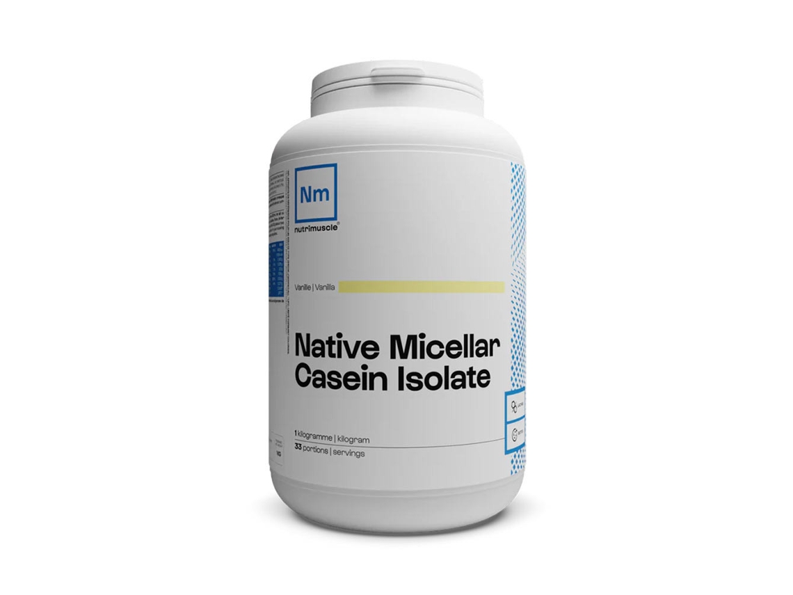 Aislado de caseína micelar nativa 92 Nutrimuscle (1 kg)
