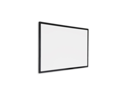 Pizarra blanca con marco negro - magnética - 45x60 cm