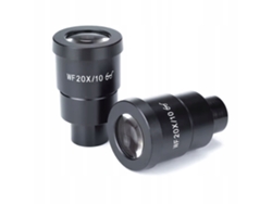 Juego de oculares WF20x/10 – Aumento de 20x | Campo de visión de 10 mm | Óptica de vidrio | Para microscopios