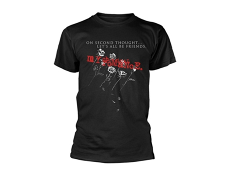 Camiseta ROCKINSTONE de My Chemical Romance Seamos todos amigos (XL)