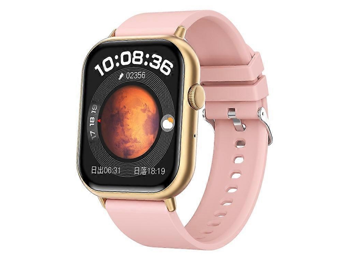 Reloj inteligente G44 de 2,01 pulgadas con monitor de frecuencia cardíaca de 24 horas y rastreador de actividad física, correa de silicona Ly Ebike