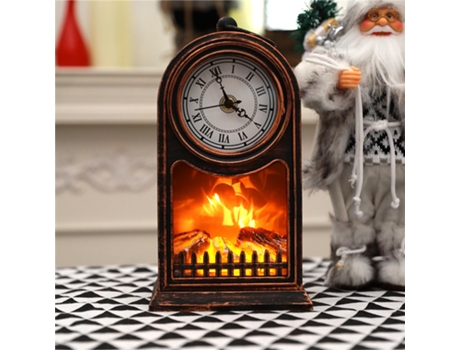 Adorno de Navidad Decoraciones Leña Lámpara Viento Bar Diseño Escena Escritorio Chimenea Aceite Portátil Ventana Decoración