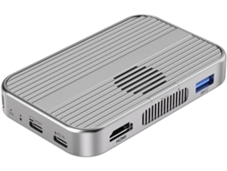 Ventilador Magnético Para Ssd M.2 Nvme, Usb C, 10 Gbps, 4k60hz, Sd/tf Pd, 100 W