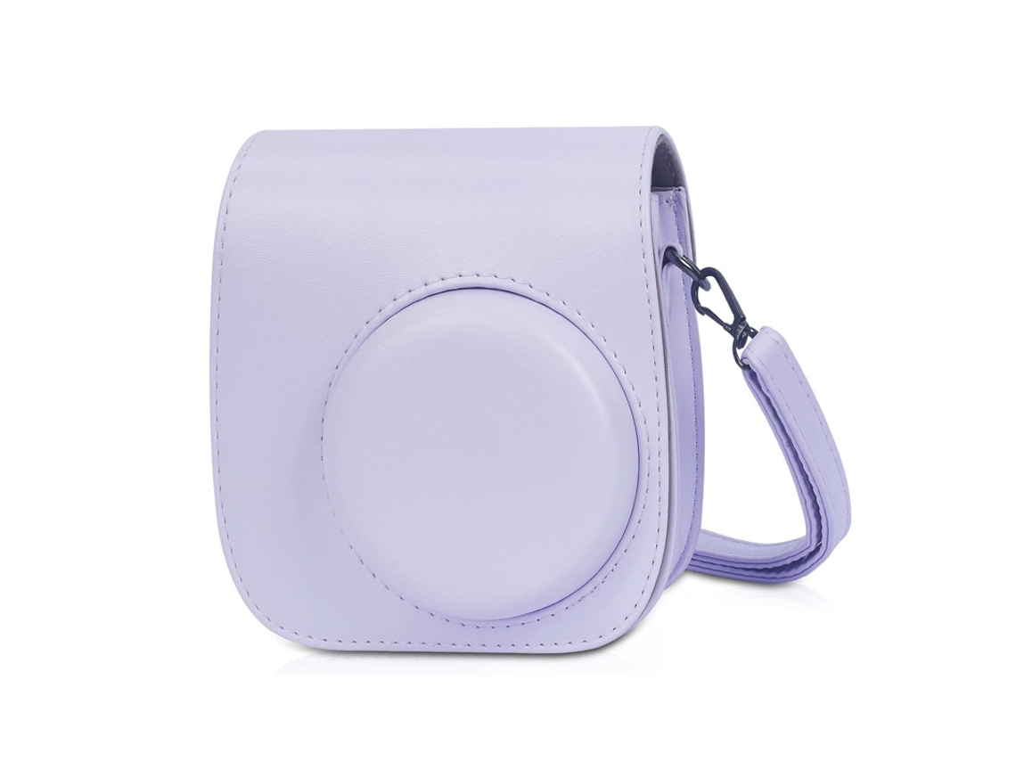 YUYSAN Bolsa para cámara Adecuada para Fuji Polaroid Mini12 PU Bolsa para cámara Púrpura