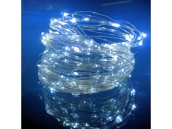 (blanco 2m X 20 Piezas) Cadena De Luces Led A Batería Para Decoraciones Navideñas Y De Fiesta