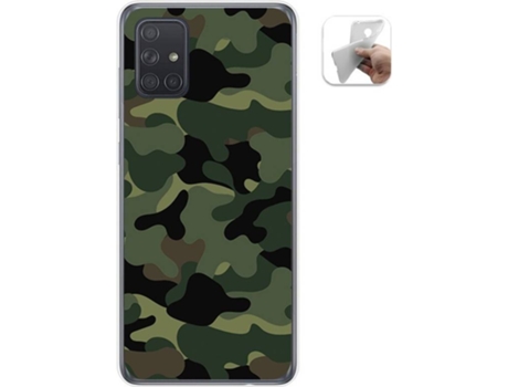 Carcasa Samsung Galaxy A71 5G TUMUNDOSMARTPHONE Camuflaje Multicolor