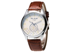 Reloj De Pulsera Unisex Hombre Mujer Anti Luz Azul De Cristal De Cuarzo Zhoulianfa Café