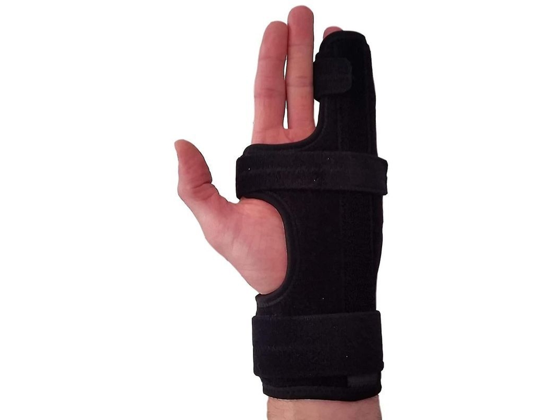 Férula Para Los Dedos Meñique Y Medio De La Mano Izquierda: Soporte Para Fracturas Y Roturas En Boxeadores.