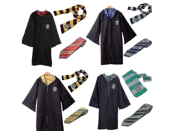2026-traje De Harry Potter Gryffindor Ravenclaw Slytherin Hufflepuff: Túnica, Corbata Y Bufanda