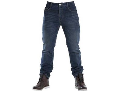 Pantalones para Hombre OVERLAP Street Azul para Motociclismo (31)