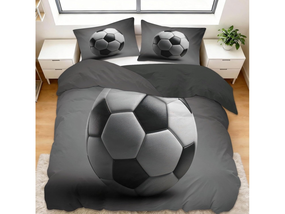 Juego Ropa Cama Juego Funda Nórdica Funda Piezas Almohada Color 200x200 Cm 200 X 65