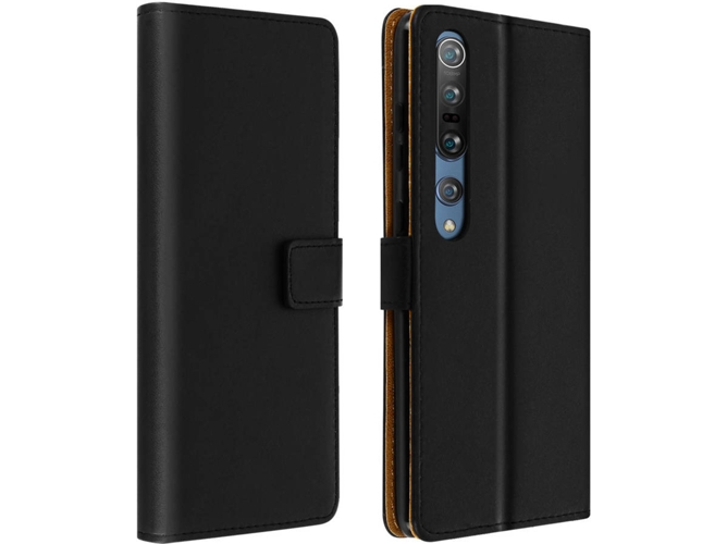 Funda Xiaomi Mi 10, 10 Pro AVIZAR Cuero Negro