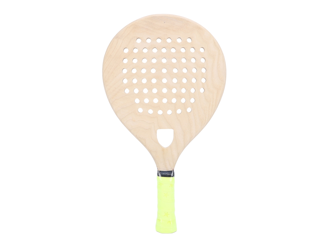 Raqueta De Tenis Playa De Madera Ligera Con Empuñadura Antideslizante Para Un Mejor Control.