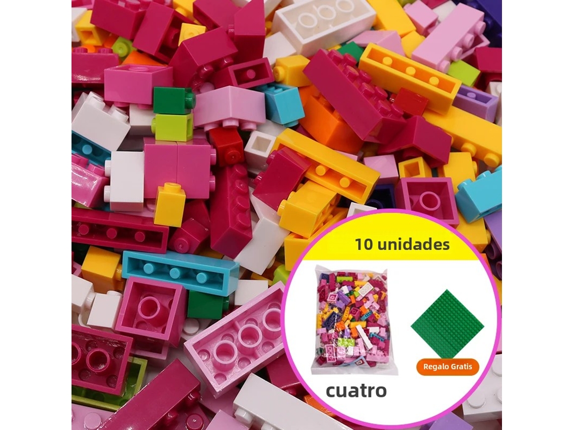 (edición Para Niñas) Bloques De Construcción Creativos Diy De 1000 Piezas, Bloques De Construcción De Ciudad, Plástico Abs