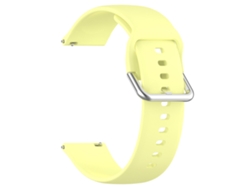Pulsera de silicona universal para Amazfit Bip/Amazfit Bip Lite/Amazfit Bip 1s de 20 mm, amarilla, Hexinyigjly