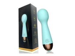 Mini Masajeador De Varita, Pequeño, Impermeable, De Mano, Silencioso, Inalámbrico, Recargable Para Cuerpo, Cuello Y Hombros, Color Verde Chennnls