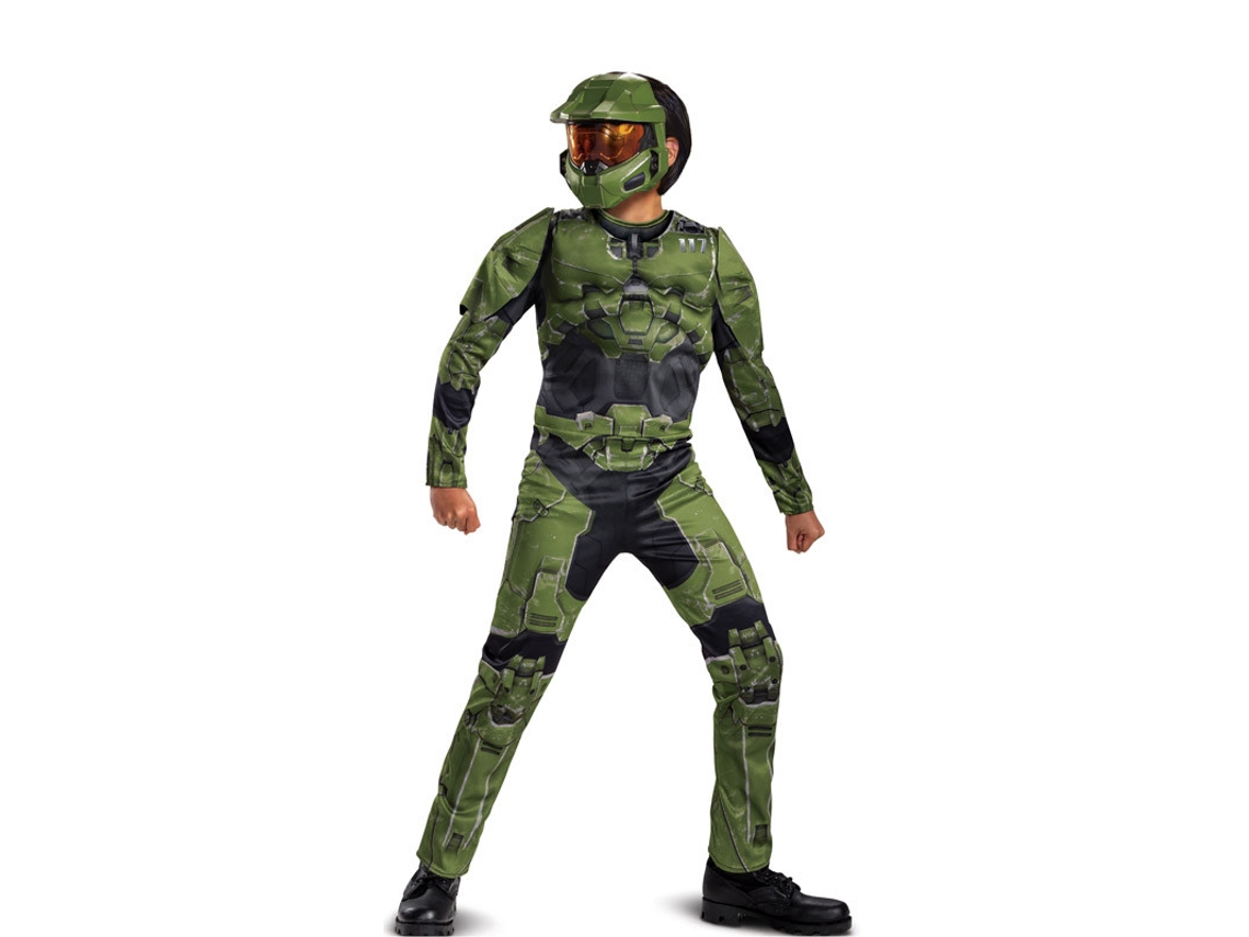 Disfraz de Niño LIRAGRAM ESPAÑA Halo Master Chief Deluxe  (7 - 8 años)