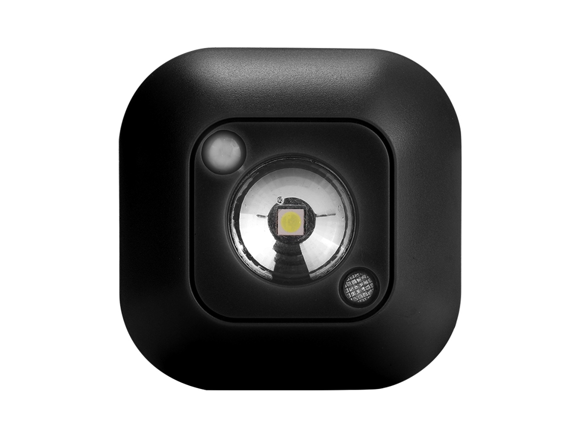 MEOIRUERY Lámpara LED con Sensor de Movimiento y Control de Luz 0,2W para Dormitorio, Armario, Interior, Negro