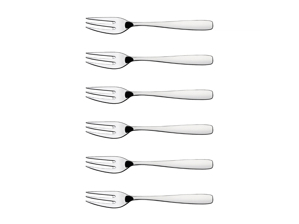 Juego de 6 Tenedores para Pastel TRAMONTINA Essentials