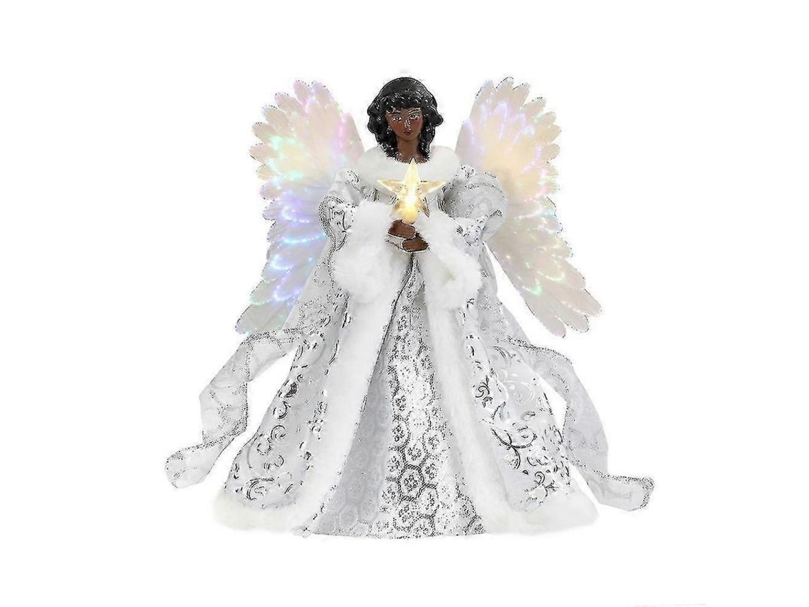 Adorno De Ángel Para La Cima Del Árbol De Navidad Con Luz Led Usb, Adorno Festivo, Decoración Para Fiestas.