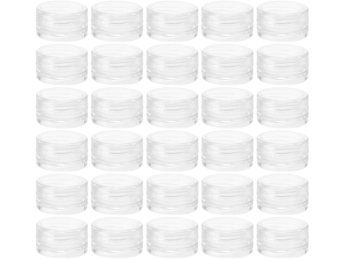 Conjunto De 55 Potes Vazios E Recarregáveis Para Creme Facial, Impermeáveis E Ideais Para Viagem.