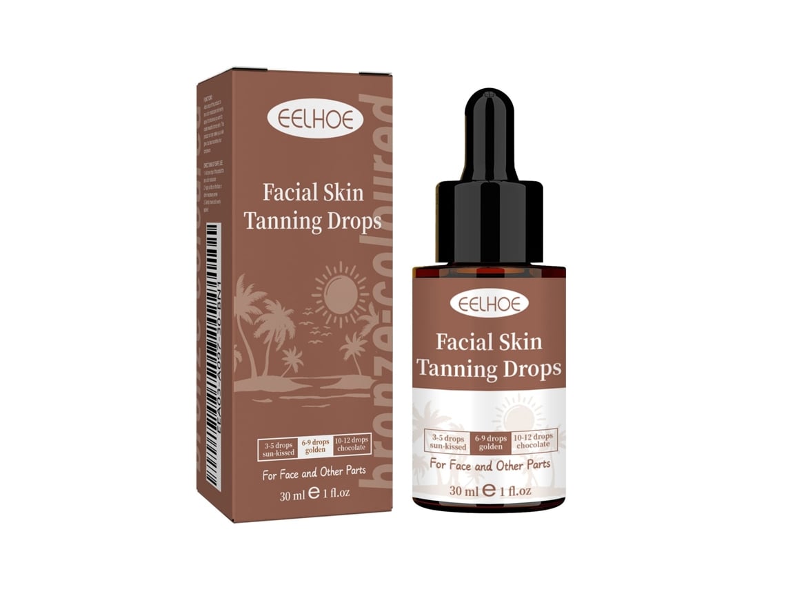 Sérum facial para un bronceado rápido y un efecto natural.