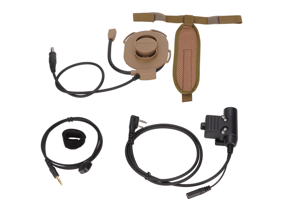 Auriculares Para Casco De Motocicleta (micrófono De Dedo Ptt Montado En La Cabeza Unilaterales)