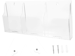 Organizador De Pared Transparente Con Compartimentos Para Mandos A Distancia Y Teléfonos.