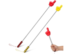Bastones telescópicos de plástico para profesores, punteros retráctiles para clases y presentaciones, Gokoco