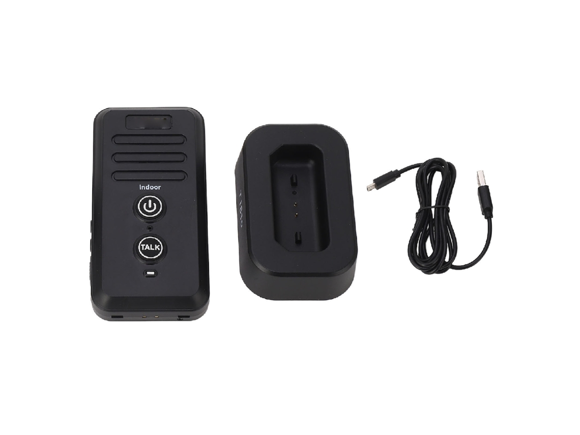 Timbre Con Intercomunicador Inalámbrico De 1500 M Con Control De Acceso, Seguridad Para El Hogar, Voz Clara, 3 Canales.