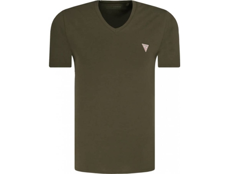 T-shirt Básica GUESS JEANS Algodón Hombre (XXL - Verde)
