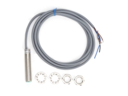 Sensor De Proximidad Cilíndrico Berm 3 Hilos Pnp Normalmente Cerrado 10-30vdc