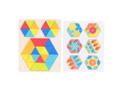 2026-puzzles Hexagonales De Madera Para Niños: Bloques De Formas Geométricas Para Educación Y Coordinación Ojo-mano