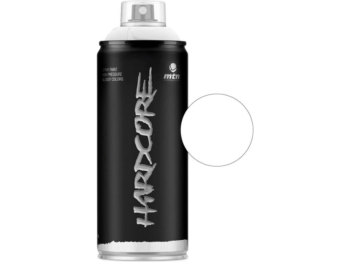 Spray MONTANA COLORS Hardcore Satin White (400 ml - Blanco)
