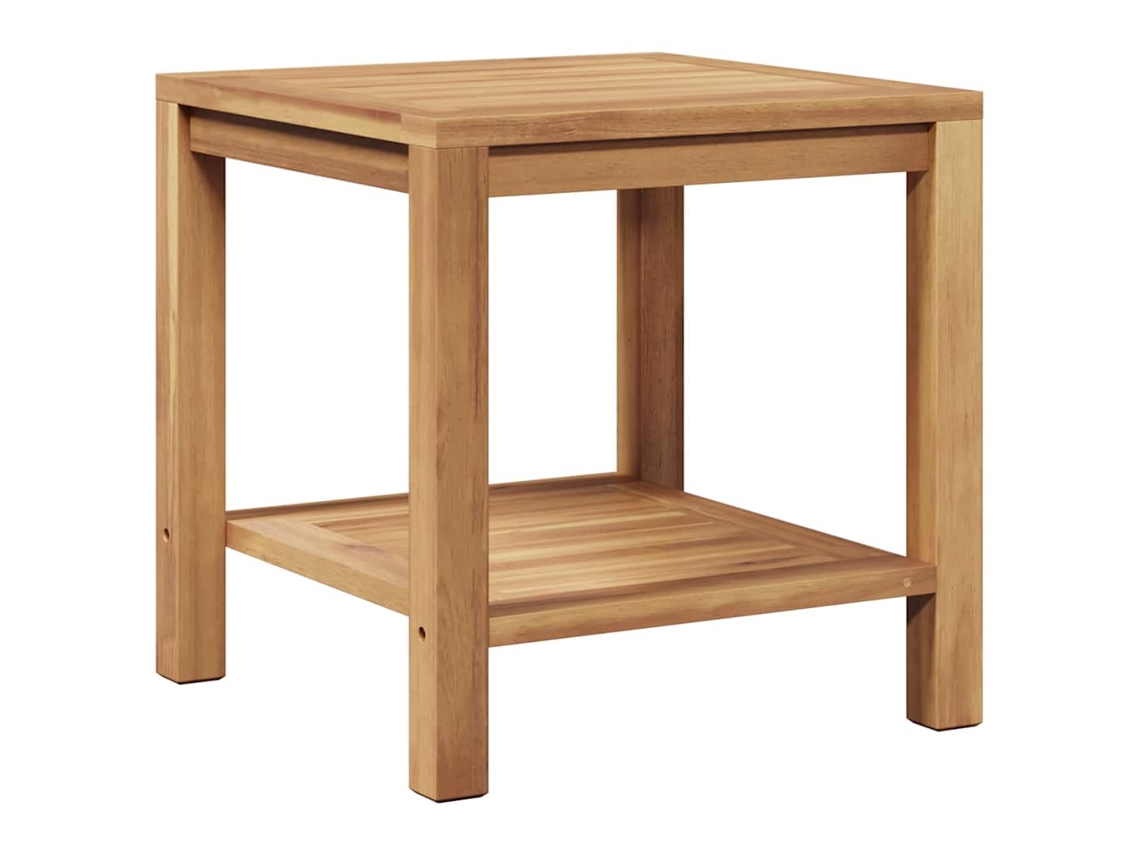 Mesa de centro de 91x91x40 cm, madera de roble ahumado, derivados de HARLANV1