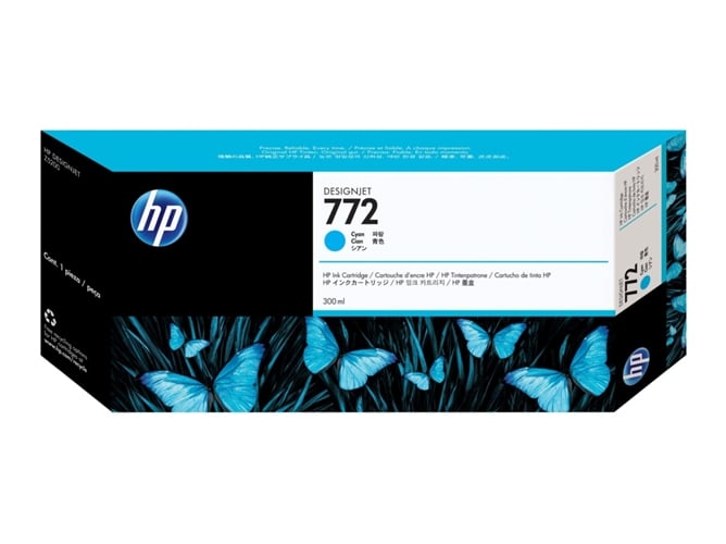 Cartucho de Tinta Original HP 772 de 300 ML CN636A Cián