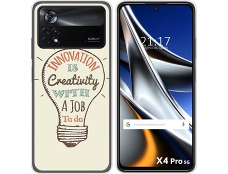 Carcasa para Xiaomi Poco X4 Pro 5G TUMUNDOSMARTPHONE Dibujos Creativity Multicolor