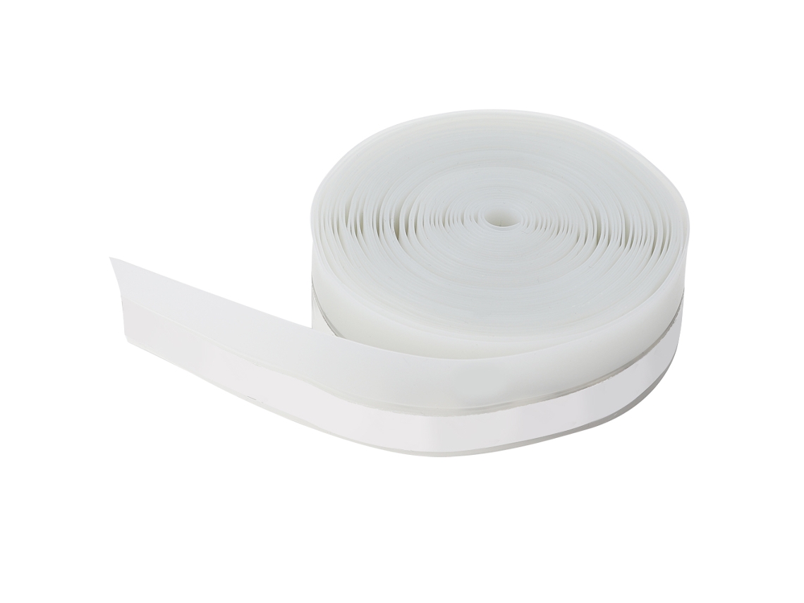 Cinta De Sellado Autoadhesiva De 5 M Y 25 Mm Para Puertas Y Ventanas, Silicona Translúcida, Antirruido Y A Prueba De Polvo.