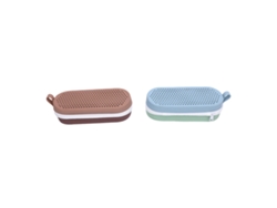 Estuche De Silicona De Doble Cara Para Gafas De Natación (2 Unidades) Con Orificios De Drenaje - Portátil