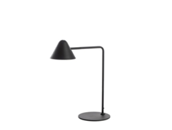 Lámpara de mesa LED Antares en piedras metálicas negras