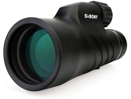 Monocular HD 12X50 de Alto Rendimiento para Observación de Pájaros, con Visión Diurna y Nocturna, a Prueba de Agua - Negro