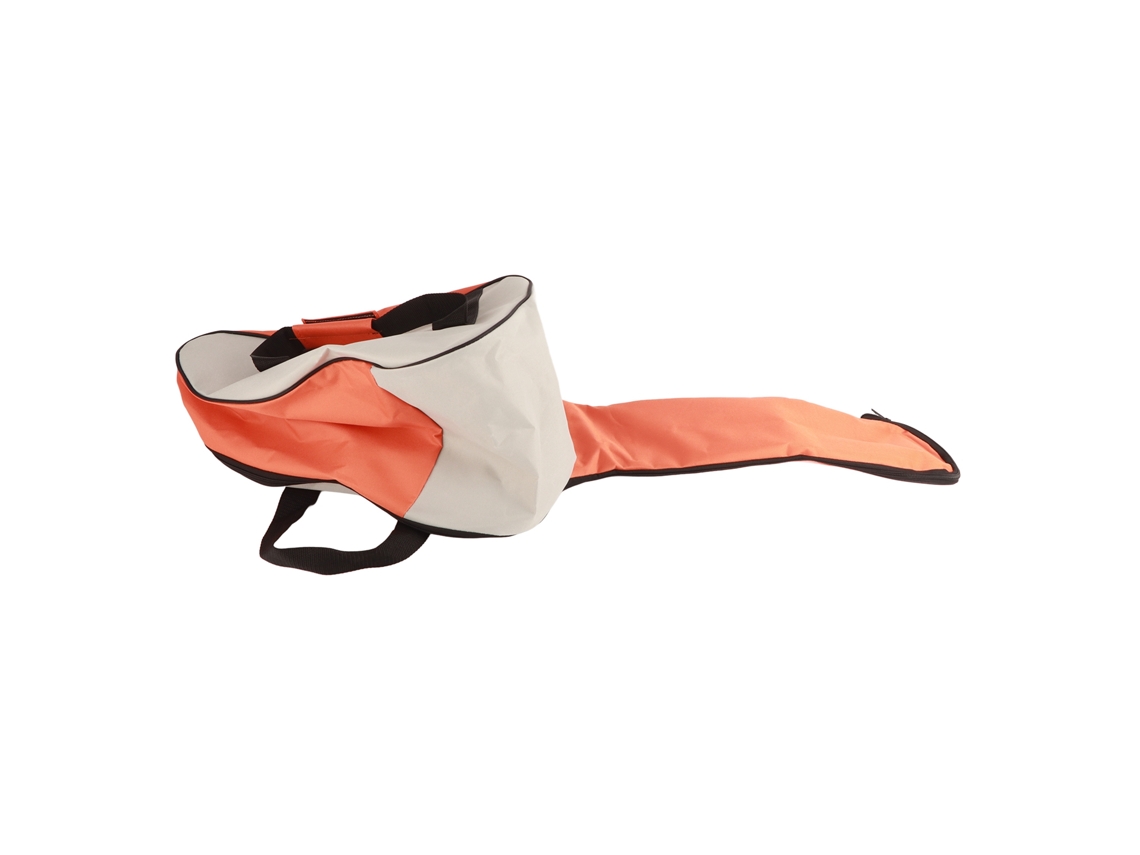Bolsa De Transporte Portátil Para Motosierra En Tela Oxford Con Asa Y Correa Naranja.