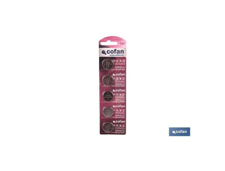 Pila Boton Cr2032/3,0V Caja 5 Unidades